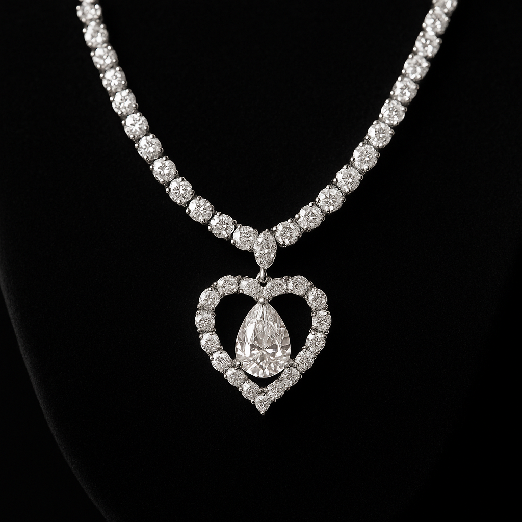  — 2N look-alike recreation, shown in clear diamond and fancy colour