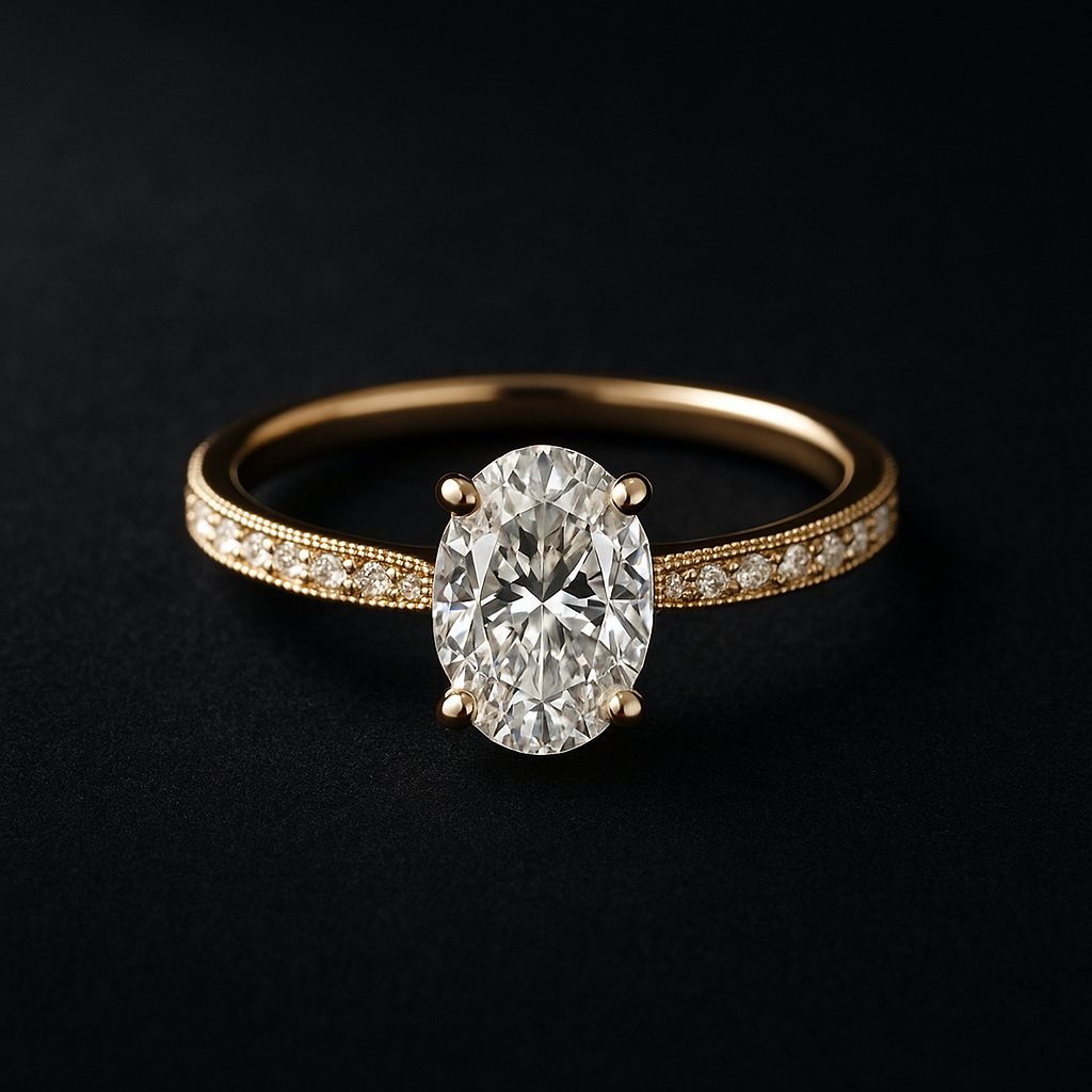 Luce d'Oro — 2N Master-Artisan recreation, shown in clear diamond and fancy colour