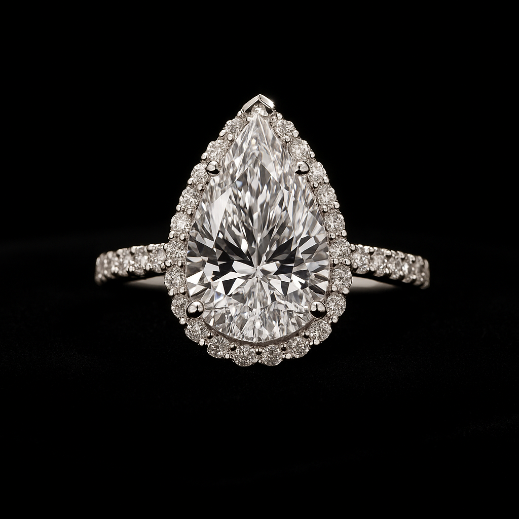 Nocturne de Soie — 2N Master-Artisan recreation, shown in clear diamond and fancy colour