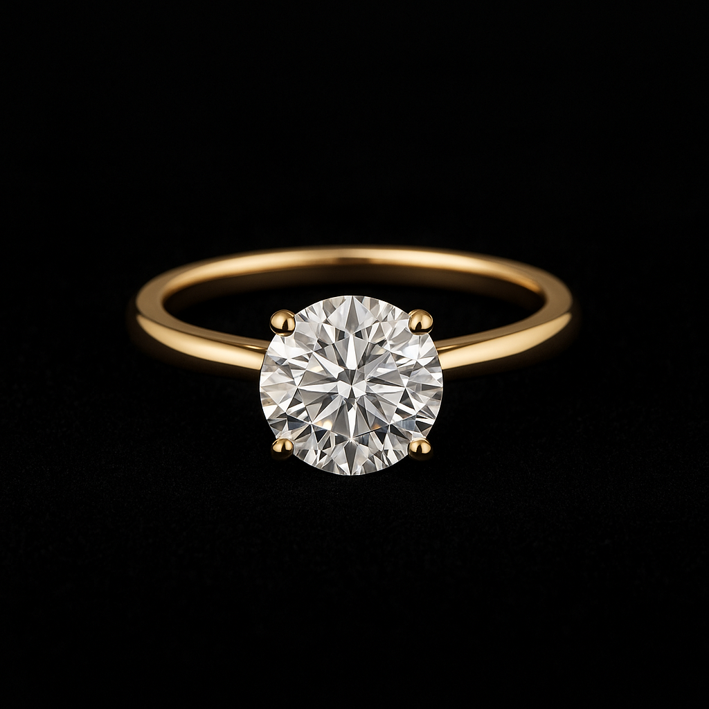  — 2N look-alike recreation, shown in clear diamond and fancy colour