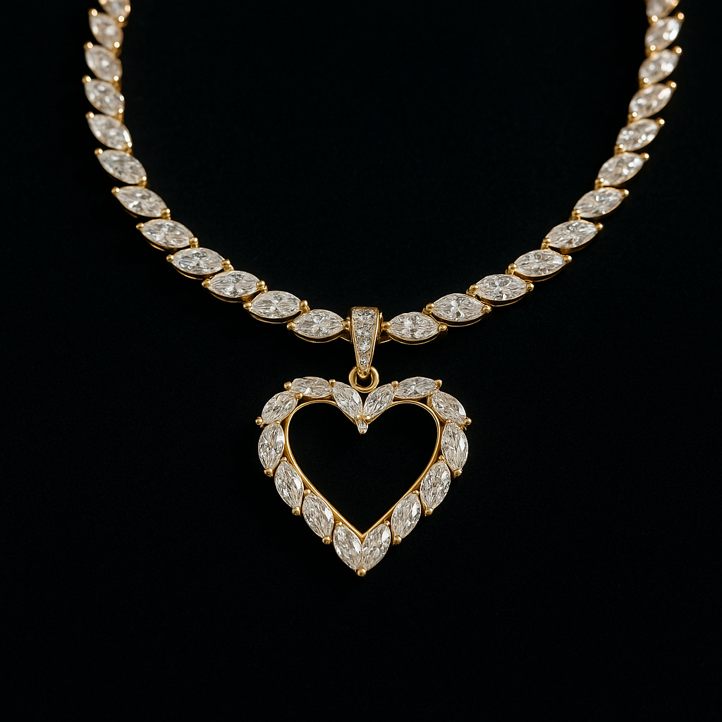  — 2N look-alike recreation, shown in clear diamond and fancy colour