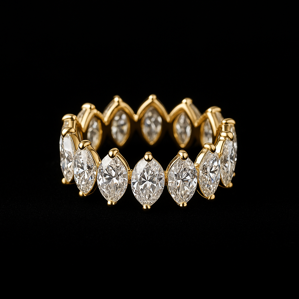  — 2N look-alike recreation, shown in clear diamond and fancy colour