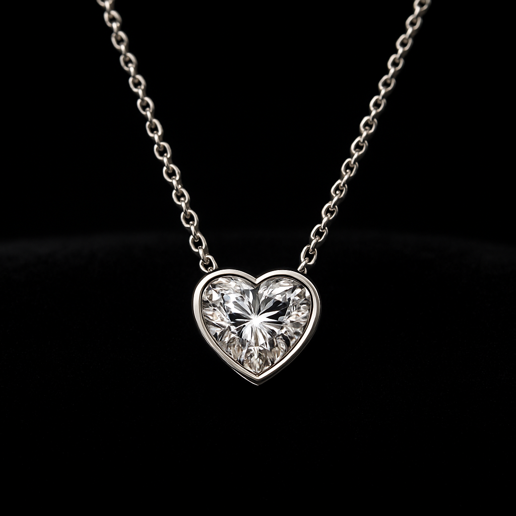 L'Amore Che Rimane — 2N Master-Artisan recreation, shown in clear diamond and fancy colour