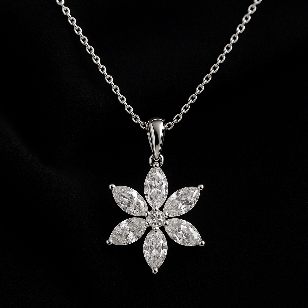  — 2N look-alike recreation, shown in clear diamond and fancy colour