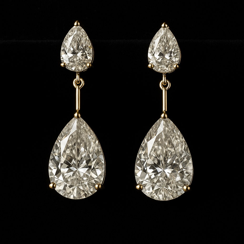  — 2N look-alike recreation, shown in clear diamond and fancy colour