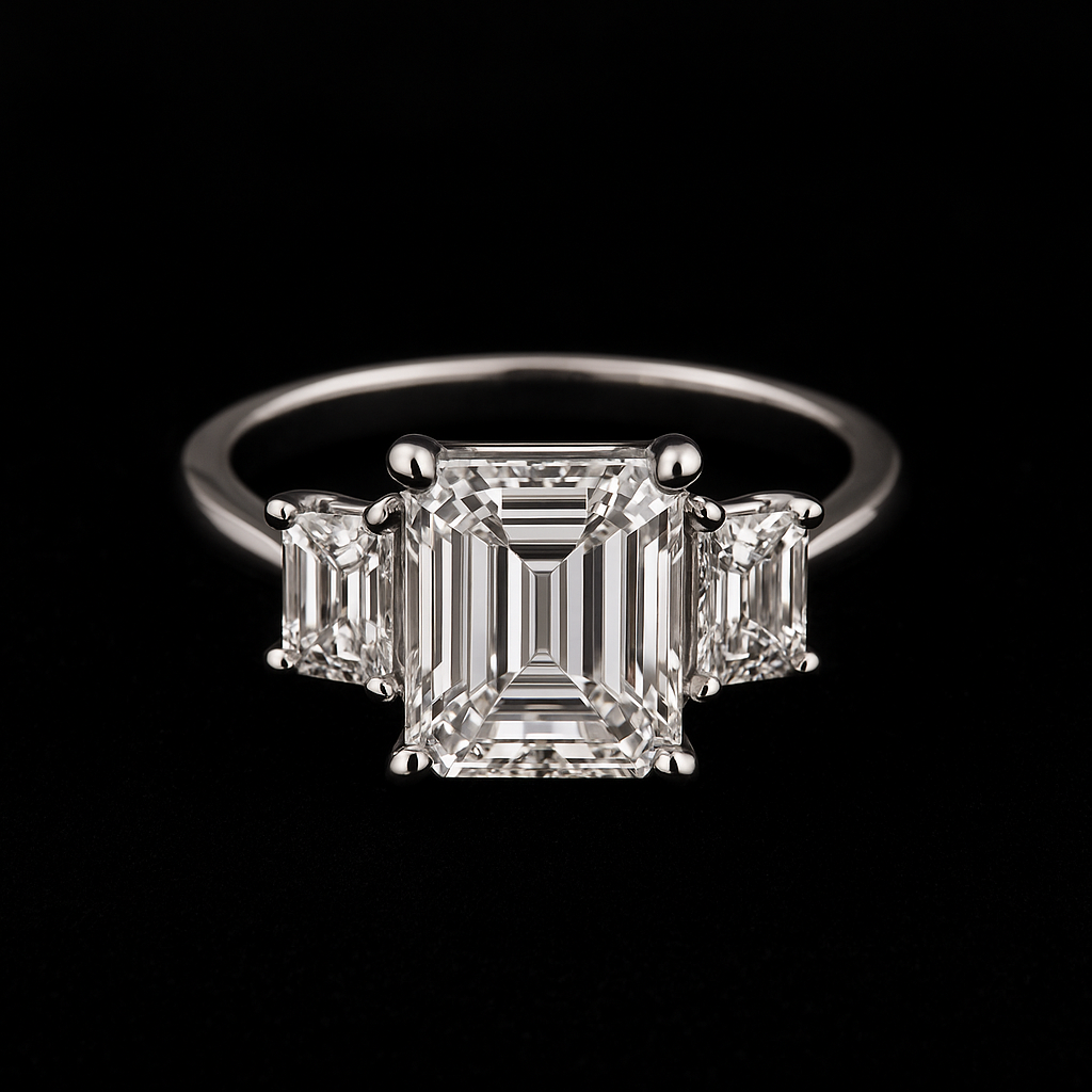  — 2N look-alike recreation, shown in clear diamond and fancy colour