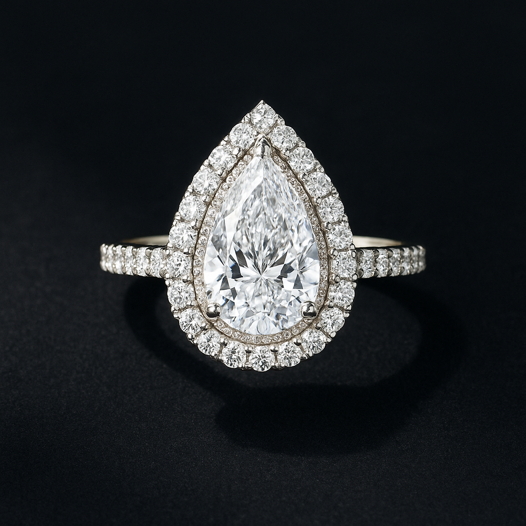Goccia di Luce — 2N Master-Artisan recreation, shown in clear diamond and fancy colour