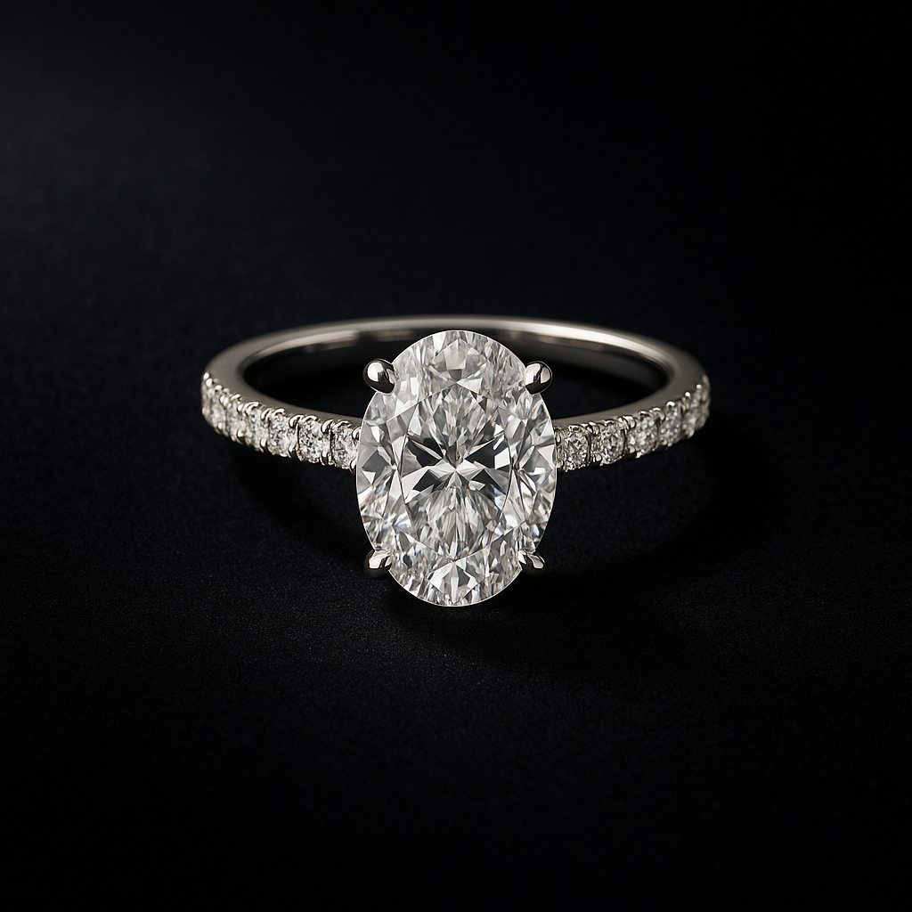 Eclat d'Oro — 2N Master-Artisan recreation, shown in clear diamond and fancy colour