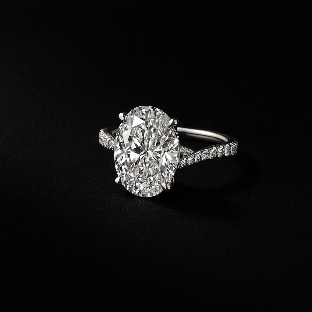 Muse de Provence — 2N Master-Artisan recreation, shown in clear diamond and fancy colour