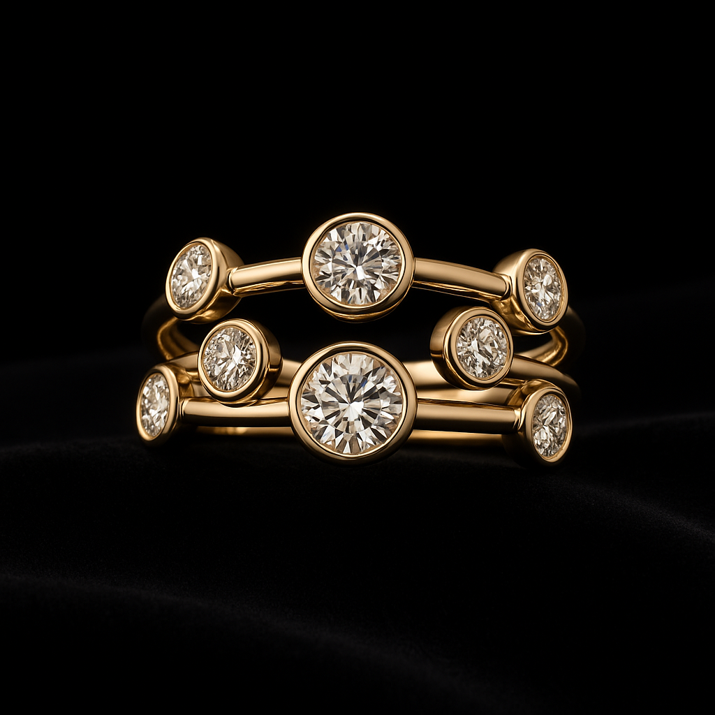 Aurora Senza Fine — 2N Master-Artisan recreation, shown in clear diamond and fancy colour