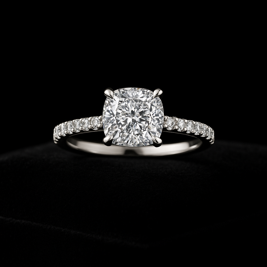 Éclat Pur — 2N Master-Artisan recreation, shown in clear diamond and fancy colour