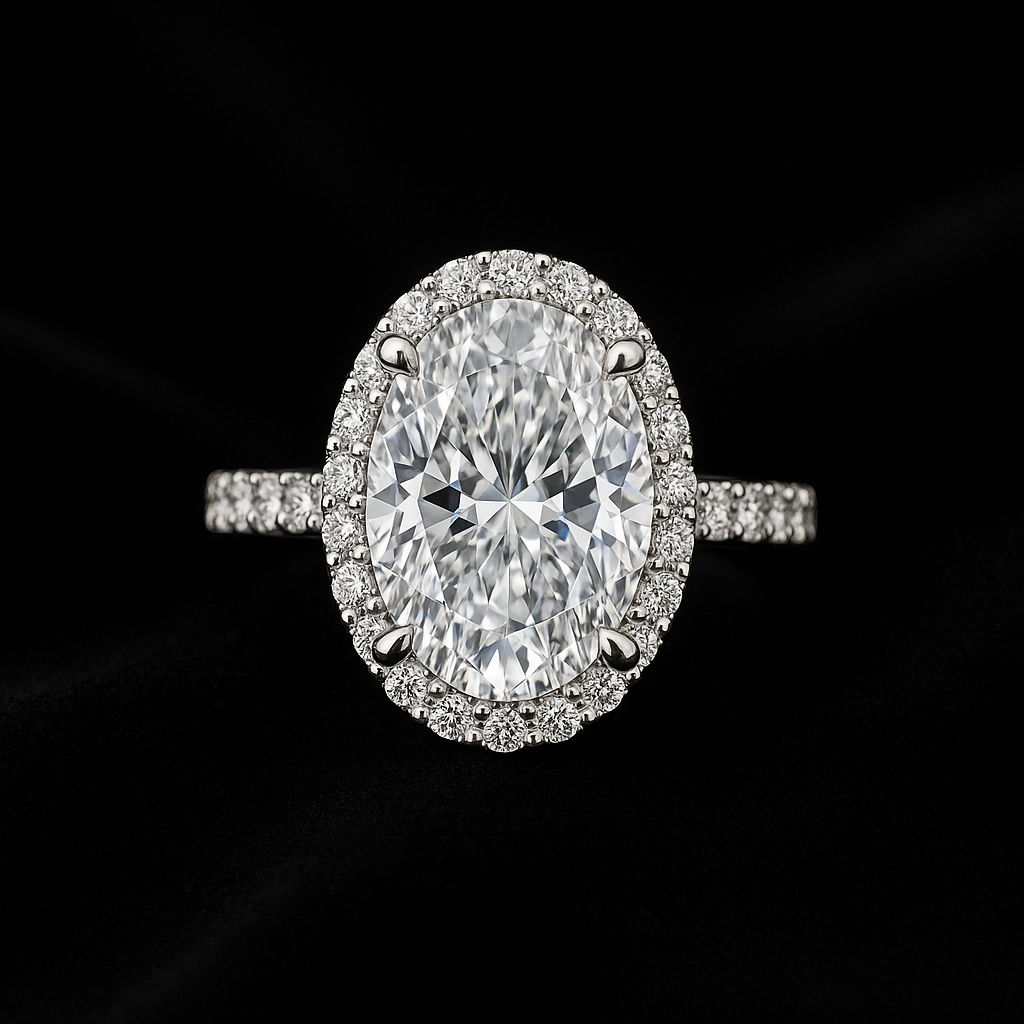  — 2N look-alike recreation, shown in clear diamond and fancy colour