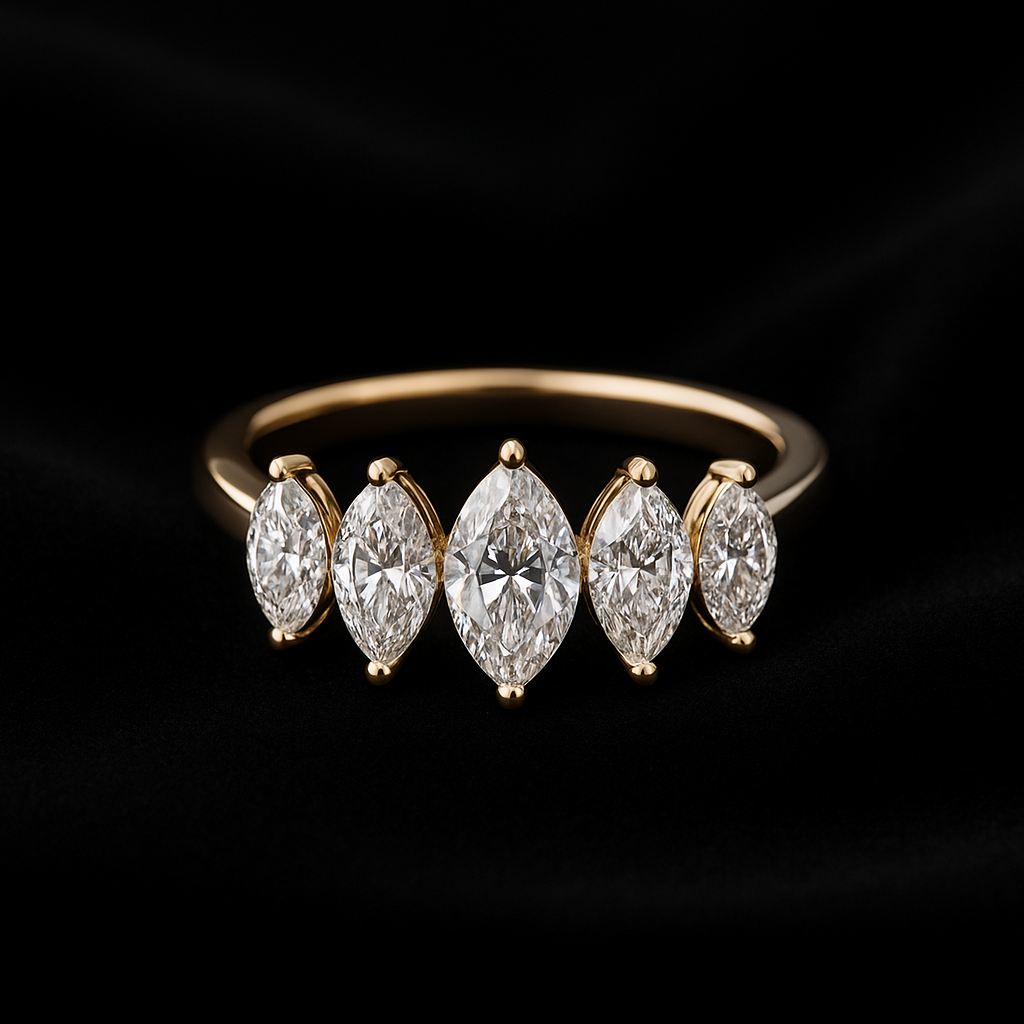  — 2N look-alike recreation, shown in clear diamond and fancy colour