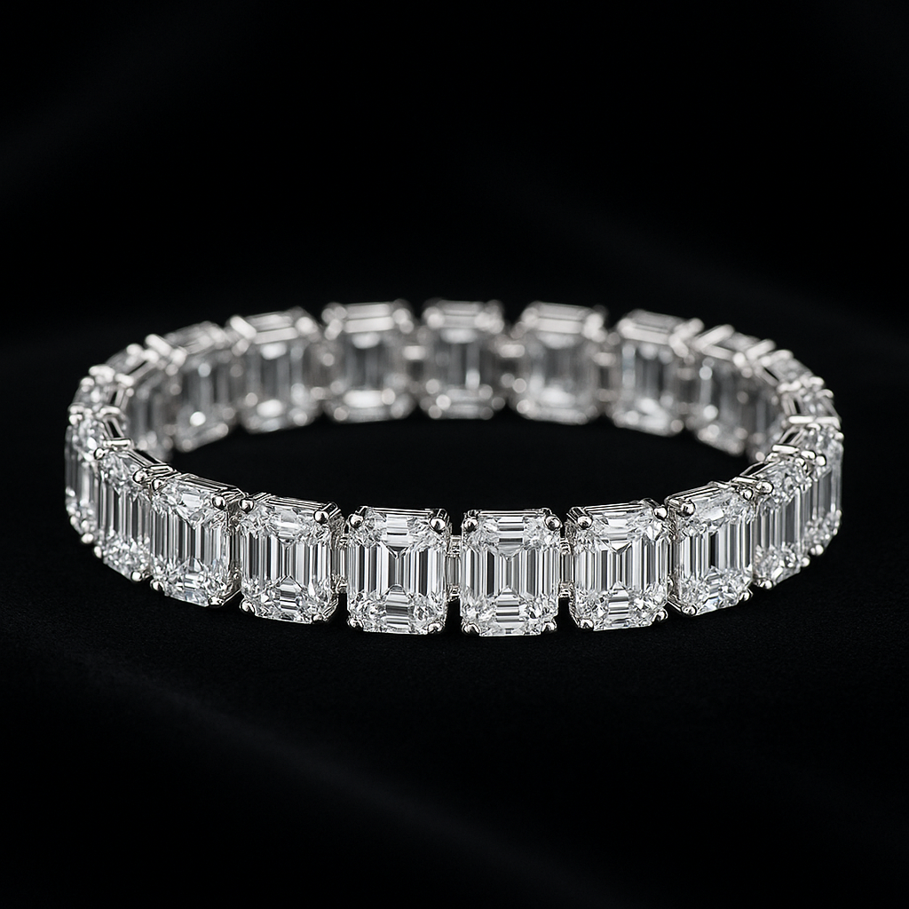  — 2N look-alike recreation, shown in clear diamond and fancy colour