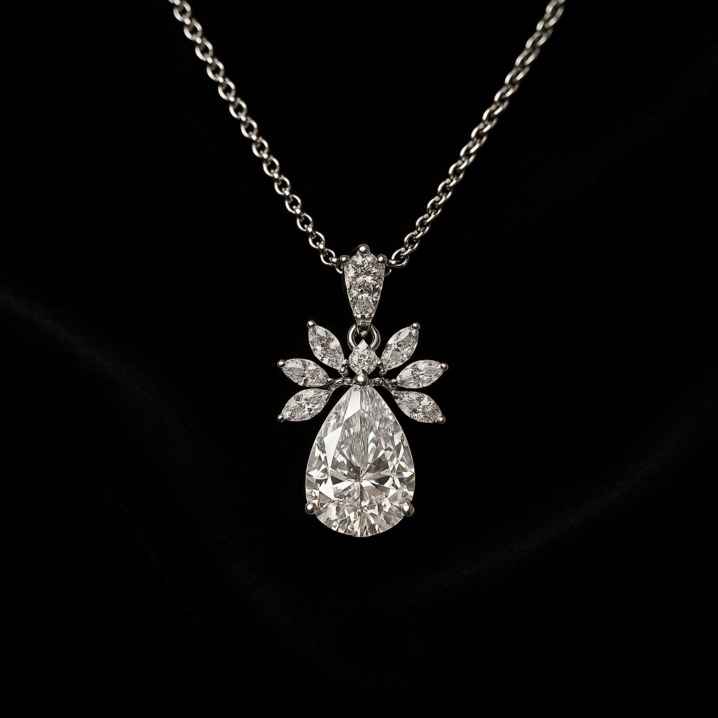  — 2N look-alike recreation, shown in clear diamond and fancy colour