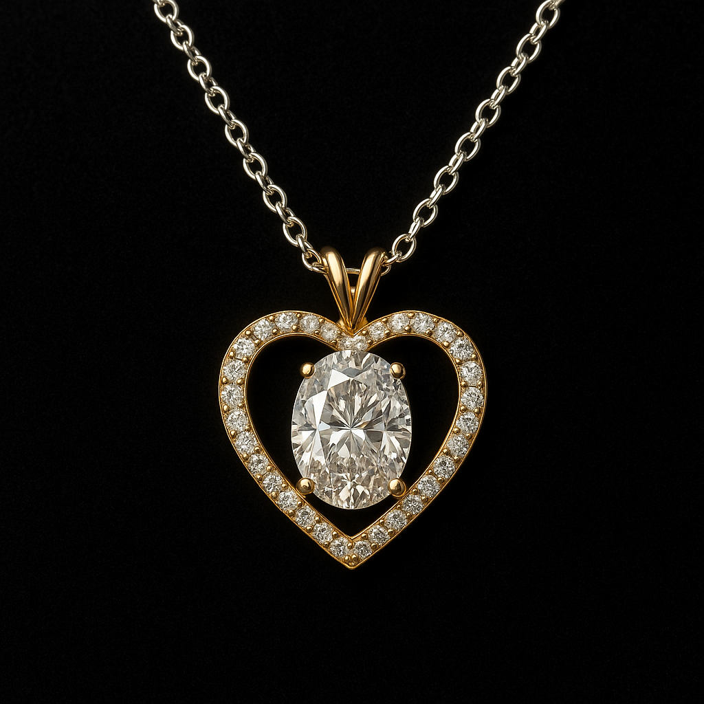 — 2N look-alike recreation, shown in clear diamond and fancy colour