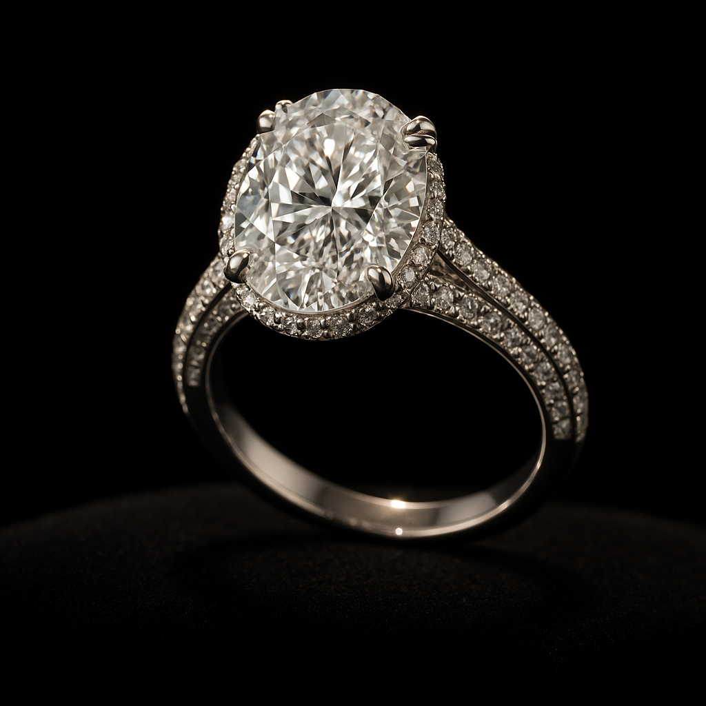 Luce Eterna — 2N Master-Artisan recreation, shown in clear diamond and fancy colour
