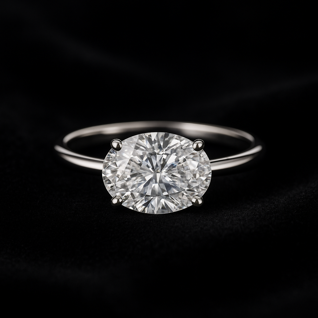  — 2N look-alike recreation, shown in clear diamond and fancy colour