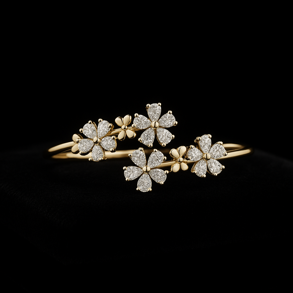  — 2N look-alike recreation, shown in clear diamond and fancy colour