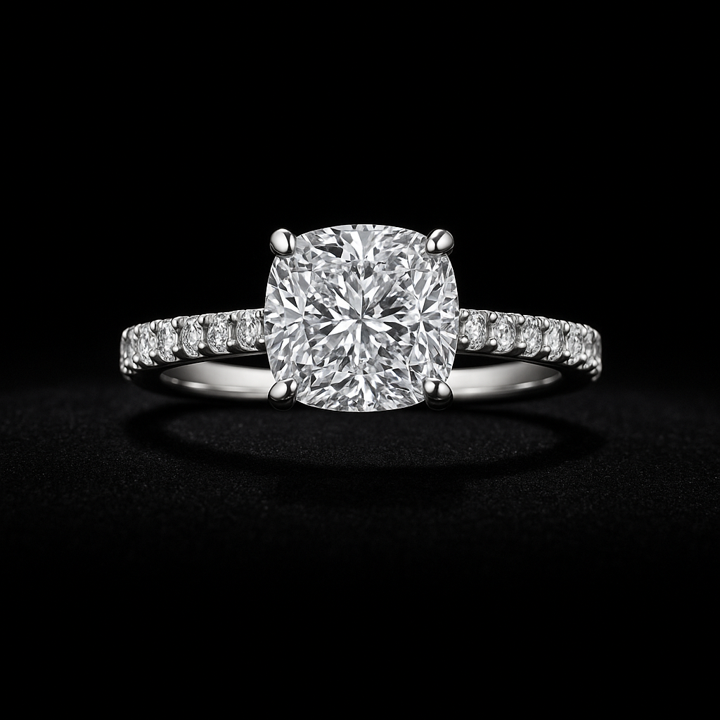 Stella Ferma — 2N Master-Artisan recreation, shown in clear diamond and fancy colour