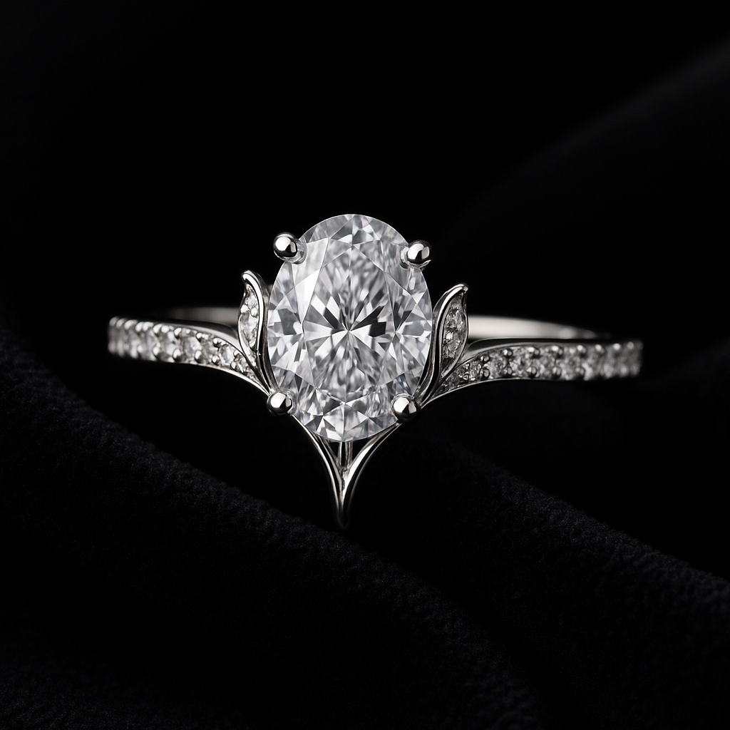  — 2N look-alike recreation, shown in clear diamond and fancy colour