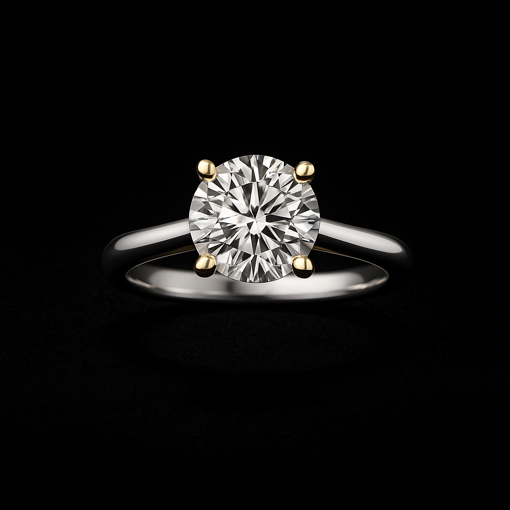 Étincelle de l'Aube — 2N Master-Artisan recreation, shown in clear diamond and fancy colour