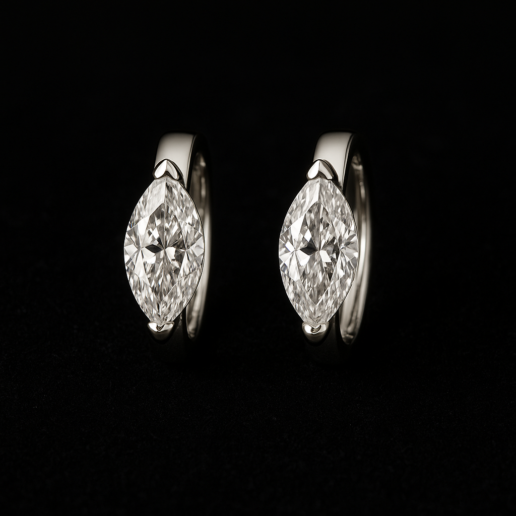  — 2N look-alike recreation, shown in clear diamond and fancy colour