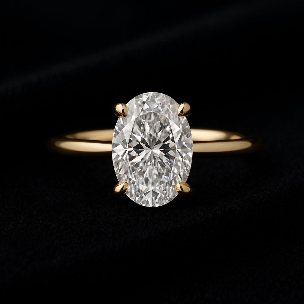  — 2N look-alike recreation, shown in clear diamond and fancy colour