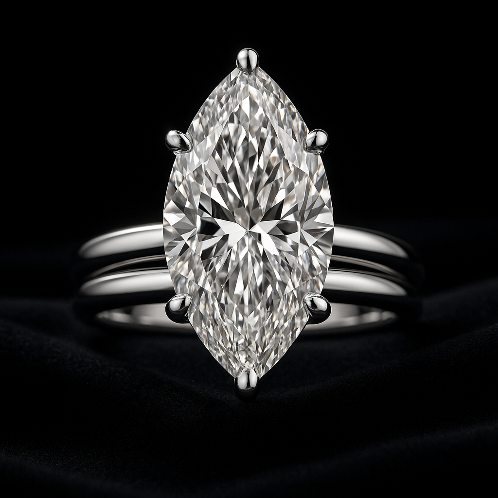 Sorriso di Amore — 2N Master-Artisan recreation, shown in clear diamond and fancy colour