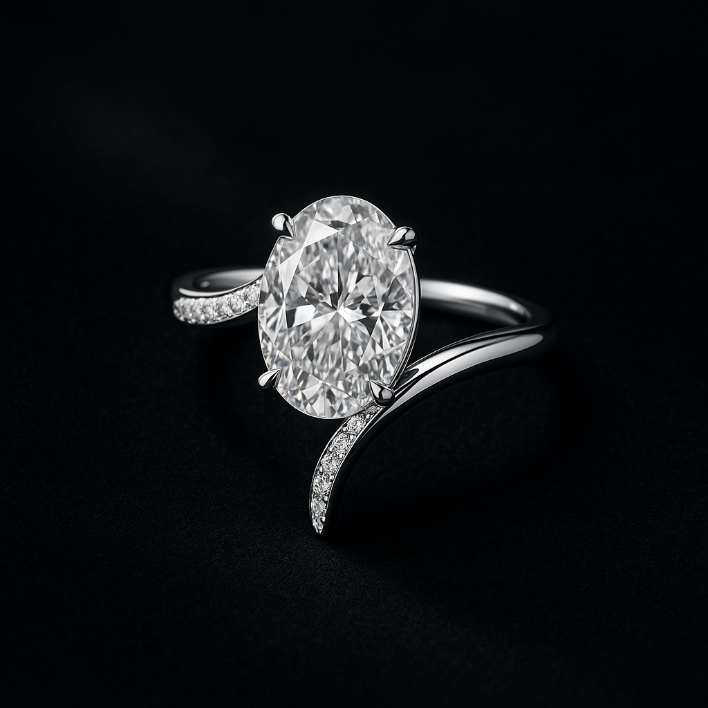 Cielo Lungo — 2N Master-Artisan recreation, shown in clear diamond and fancy colour