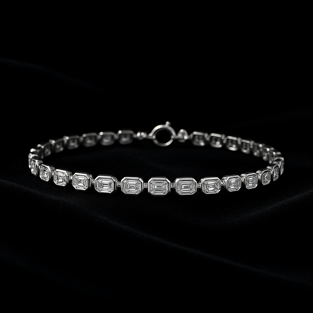 Stella Ferma — 2N Master-Artisan recreation, shown in clear diamond and fancy colour