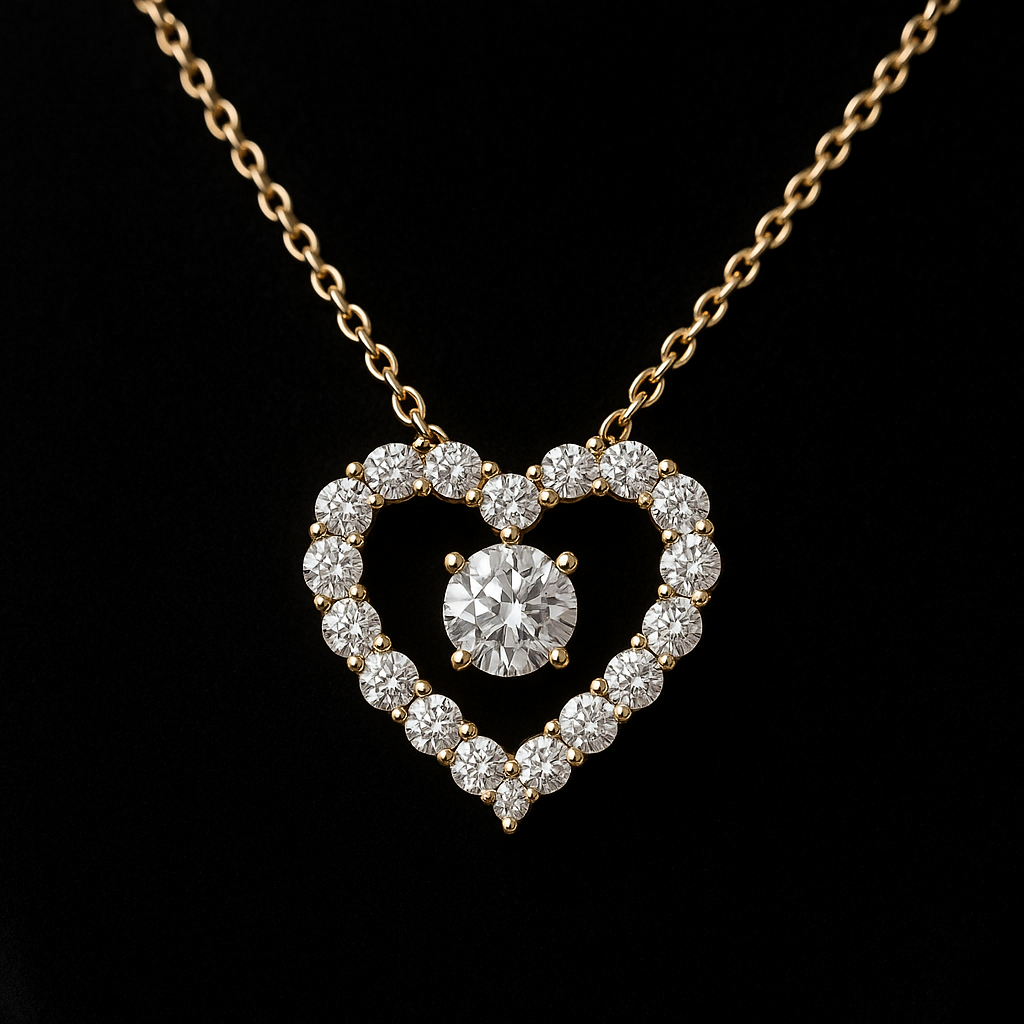  — 2N look-alike recreation, shown in clear diamond and fancy colour