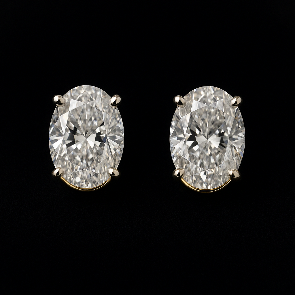 Ellisse Perfetta — 2N Master-Artisan recreation, shown in clear diamond and fancy colour