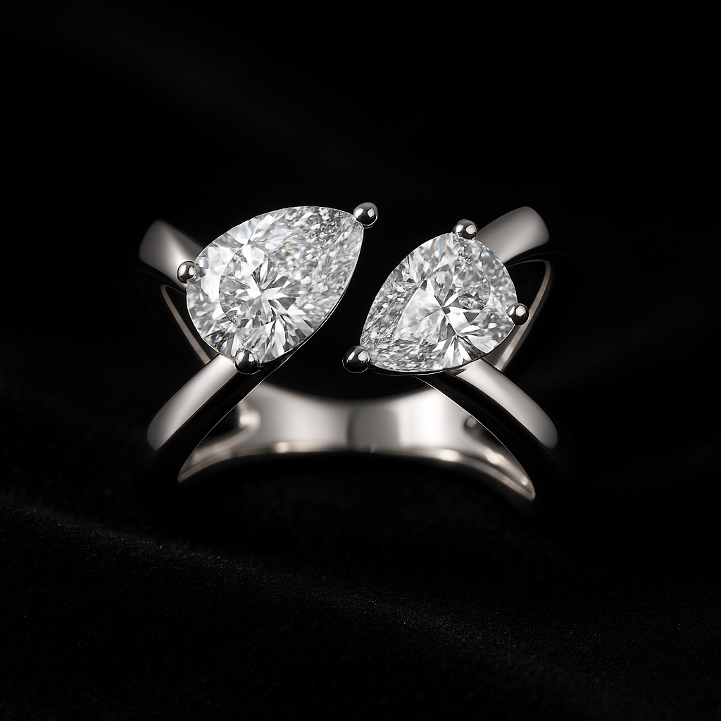 Rugiada Preziosa — 2N Master-Artisan recreation, shown in clear diamond and fancy colour