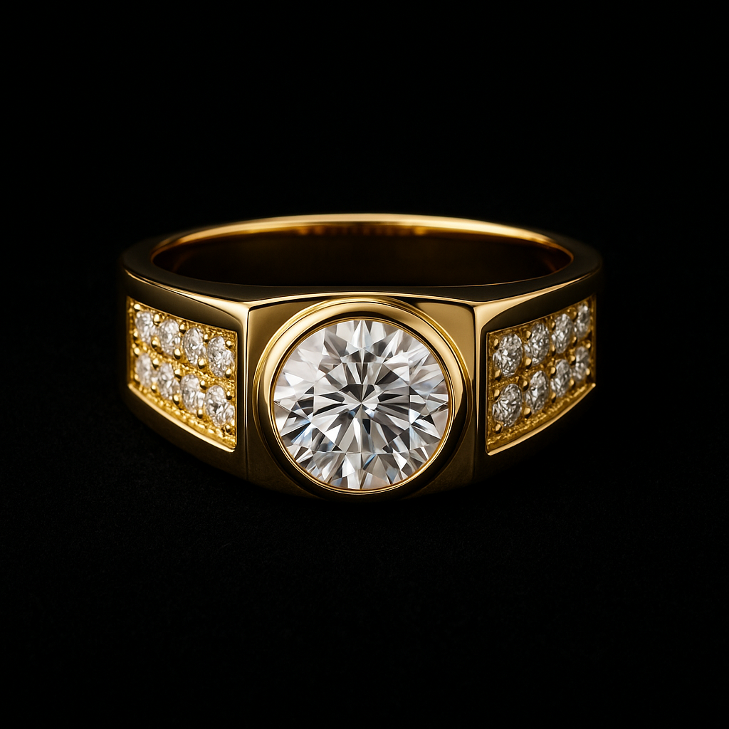 Luce Eterna — 2N look-alike recreation, shown in clear diamond and fancy colour