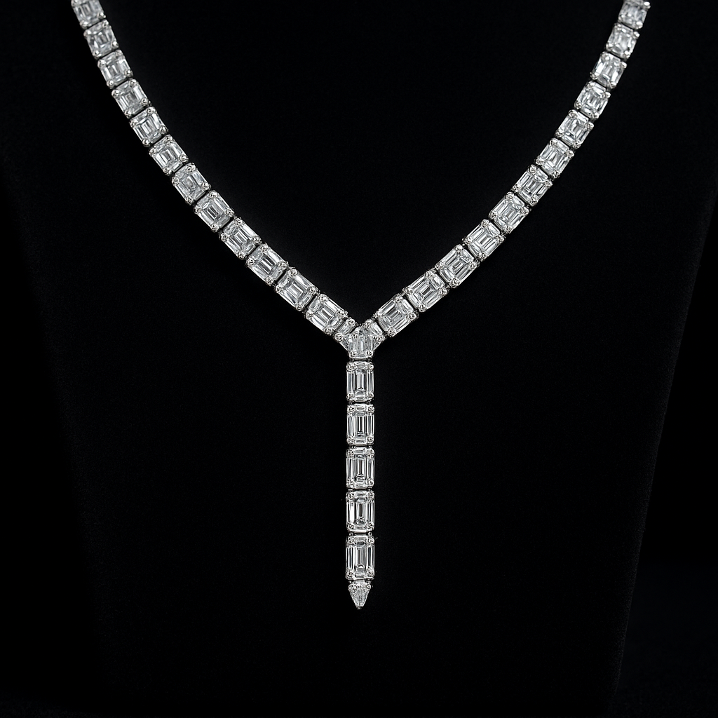 Lumière Ronde — 2N Master-Artisan recreation, shown in clear diamond and fancy colour