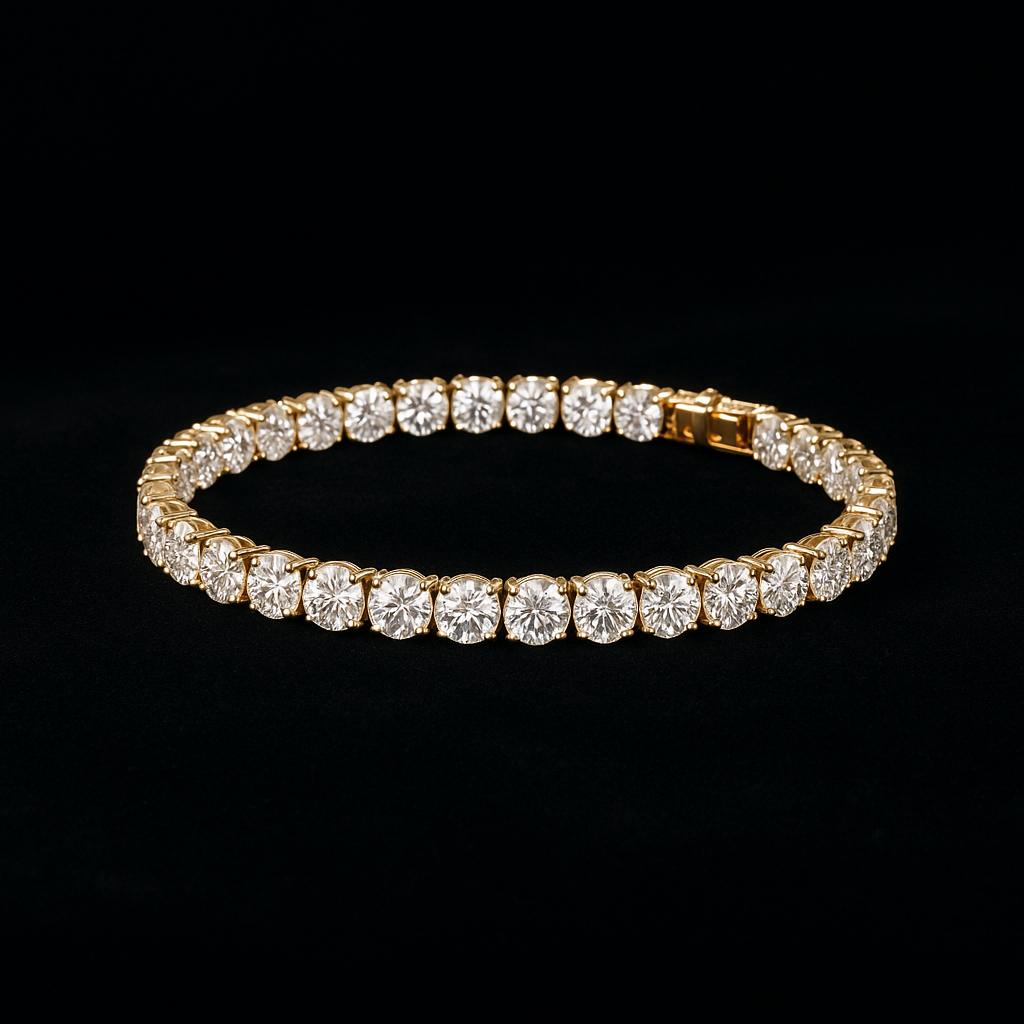  — 2N look-alike recreation, shown in clear diamond and fancy colour