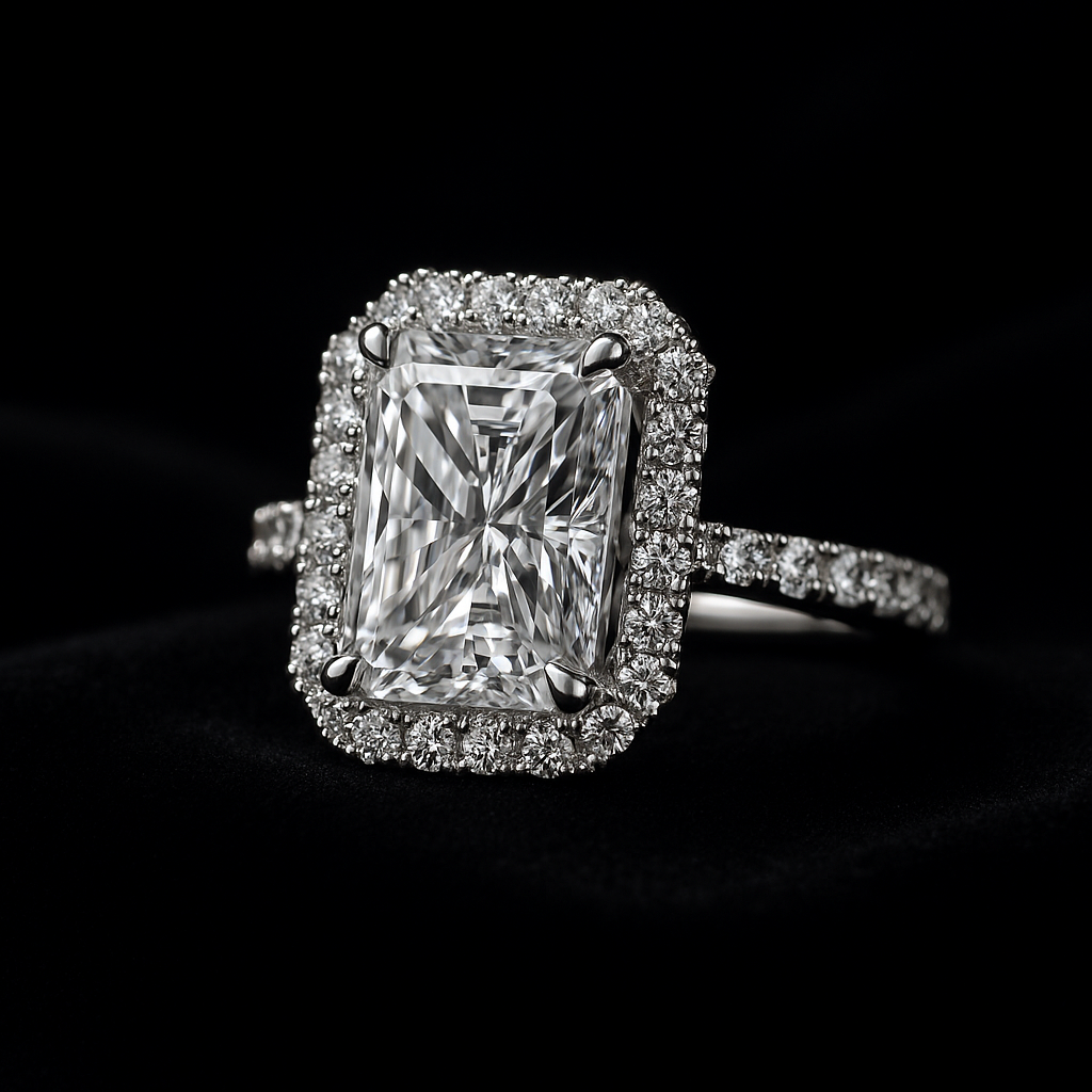 Eclat Radieux — 2N Master-Artisan recreation, shown in clear diamond and fancy colour