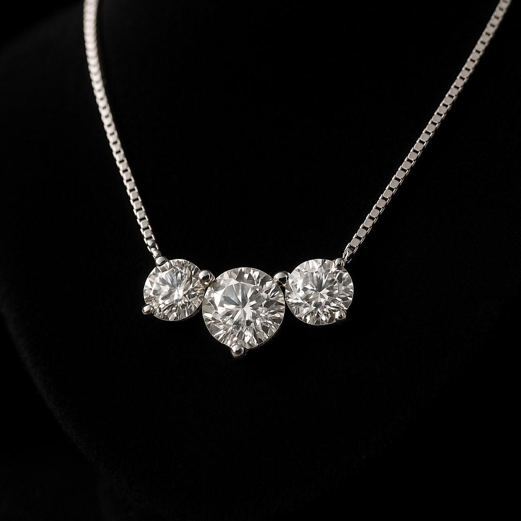 Éclat Pur — 2N Master-Artisan recreation, shown in clear diamond and fancy colour