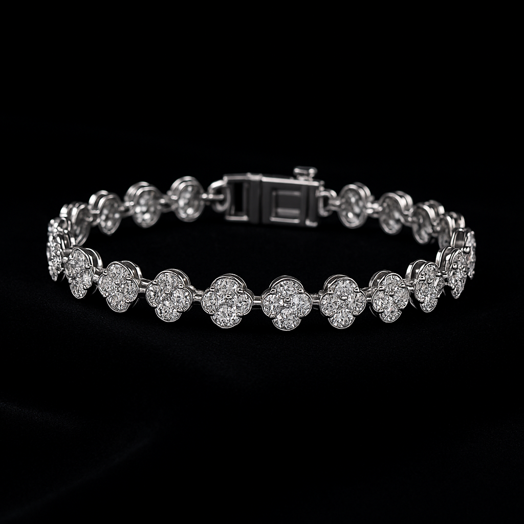 Eclat D'Amour — 2N Master-Artisan recreation, shown in clear diamond and fancy colour