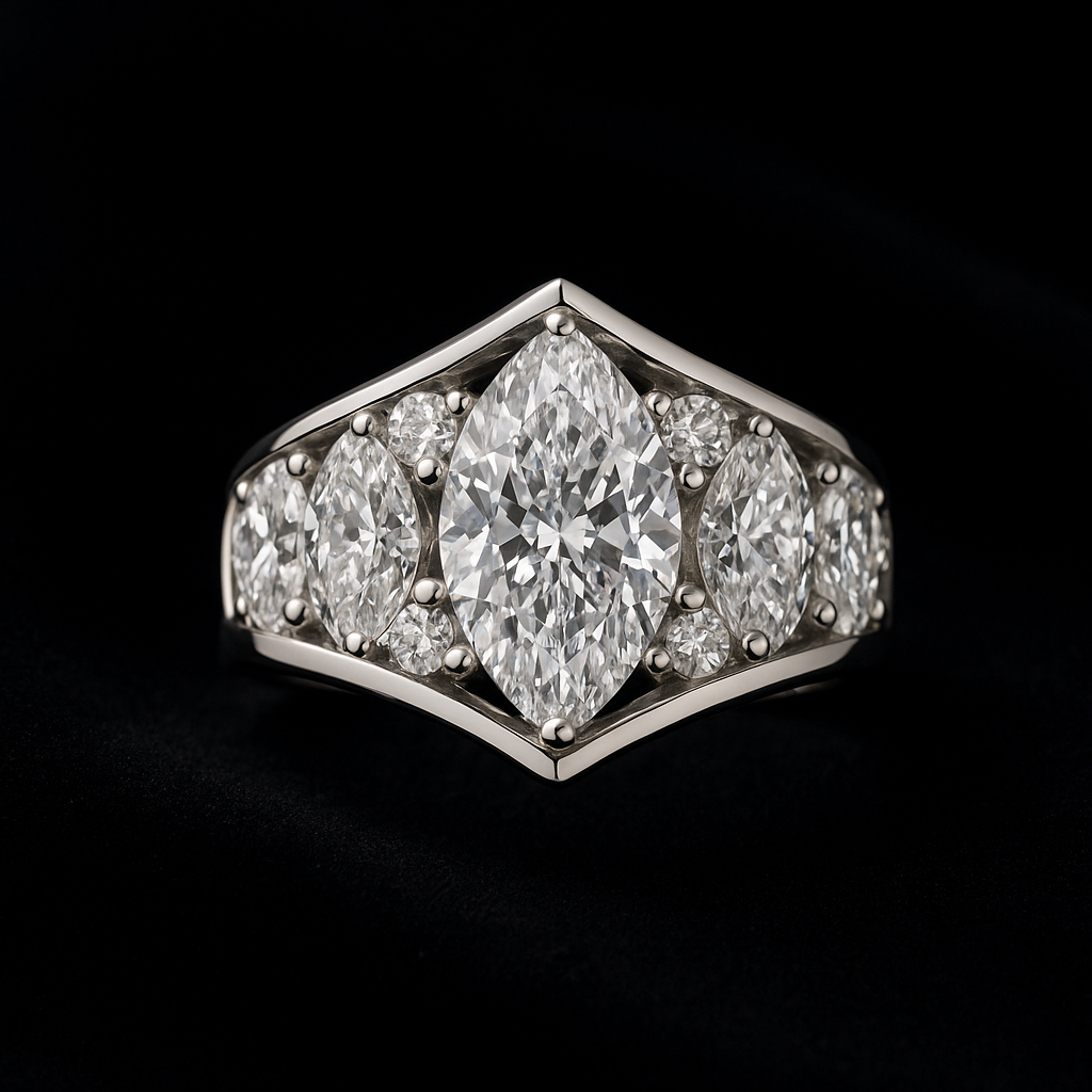 Sorriso del Re — 2N Master-Artisan recreation, shown in clear diamond and fancy colour