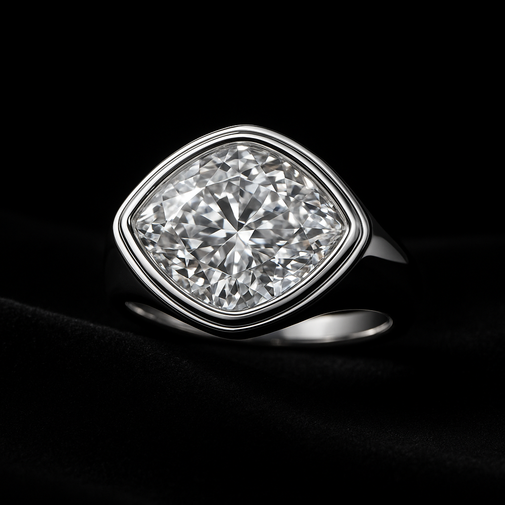 Sorriso d'Amore — 2N Master-Artisan recreation, shown in clear diamond and fancy colour