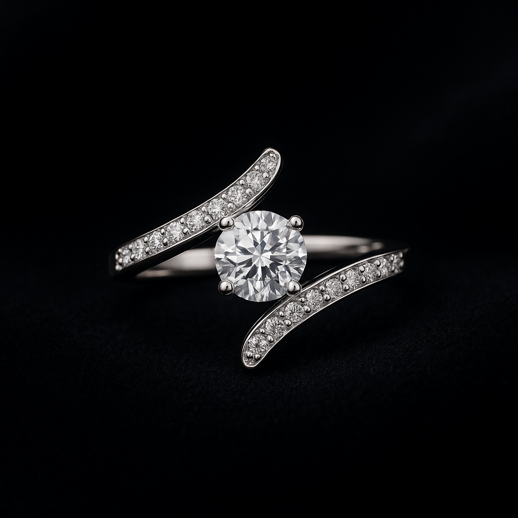  — 2N look-alike recreation, shown in clear diamond and fancy colour
