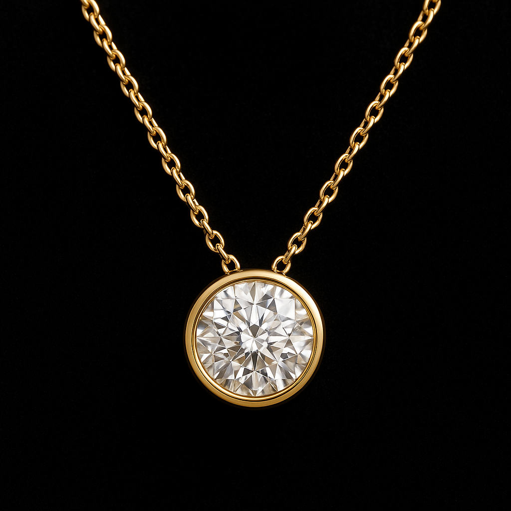  — 2N look-alike recreation, shown in clear diamond and fancy colour