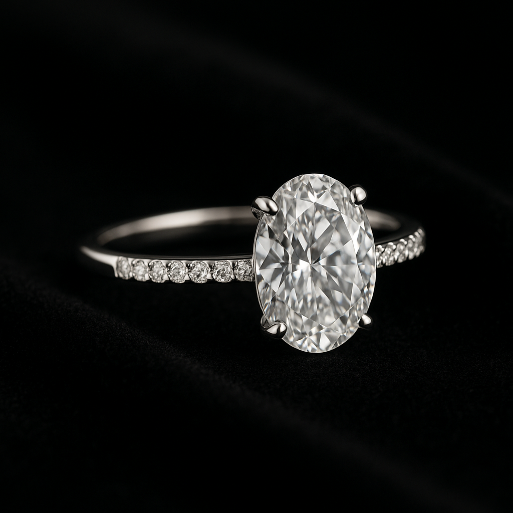  — 2N look-alike recreation, shown in clear diamond and fancy colour