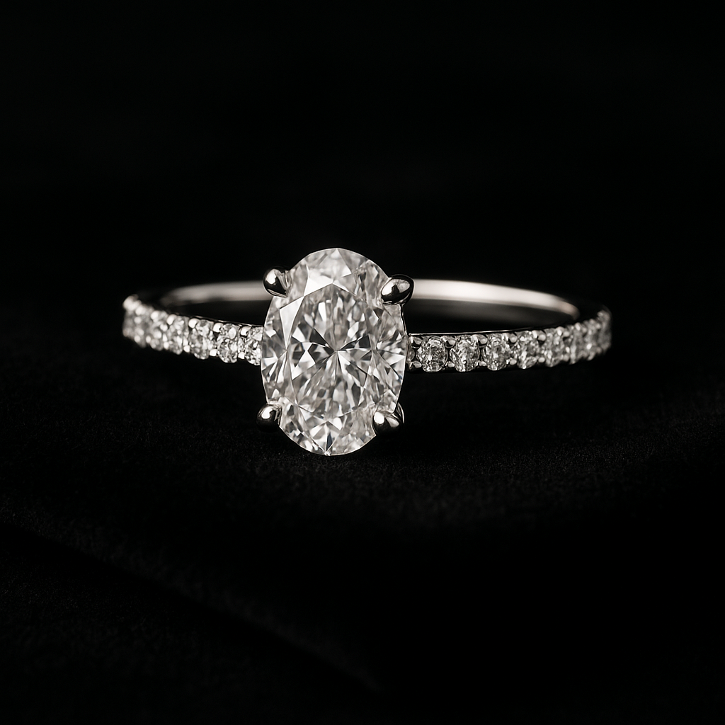  — 2N look-alike recreation, shown in clear diamond and fancy colour