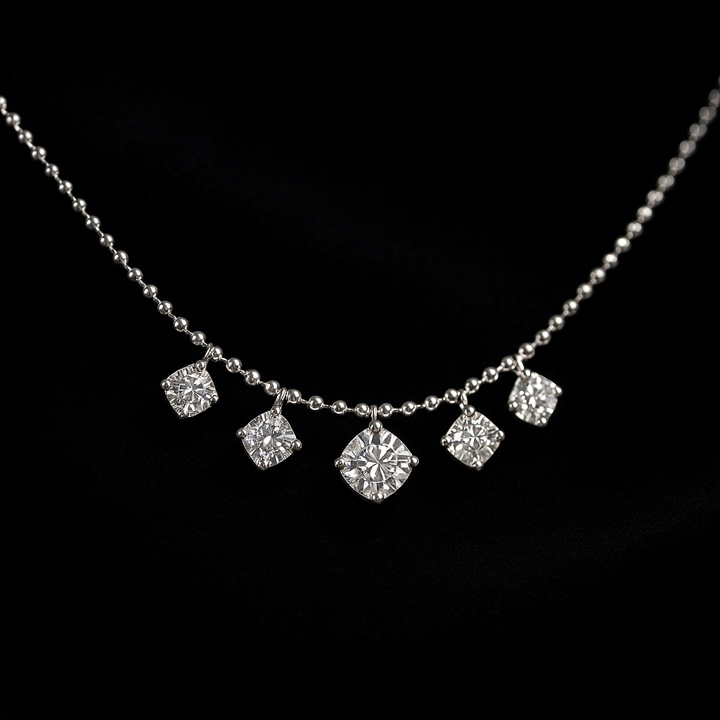 Luce Eterna — 2N Master-Artisan recreation, shown in clear diamond and fancy colour