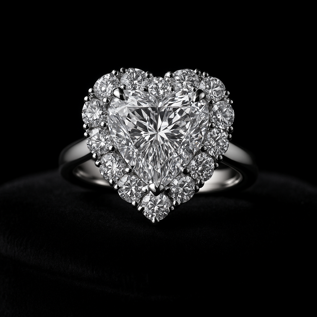 Lacrima d'Amore — 2N Master-Artisan recreation, shown in clear diamond and fancy colour