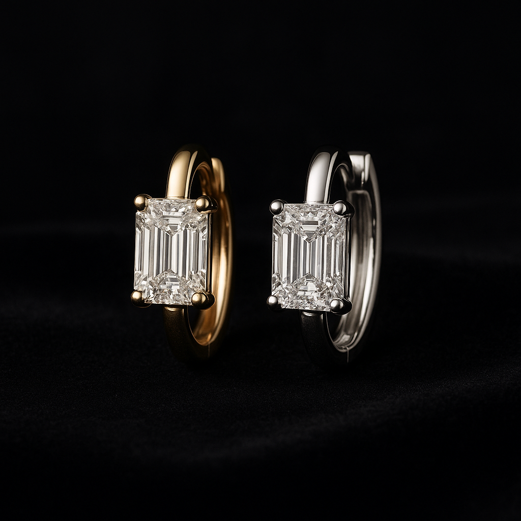  — 2N look-alike recreation, shown in clear diamond and fancy colour