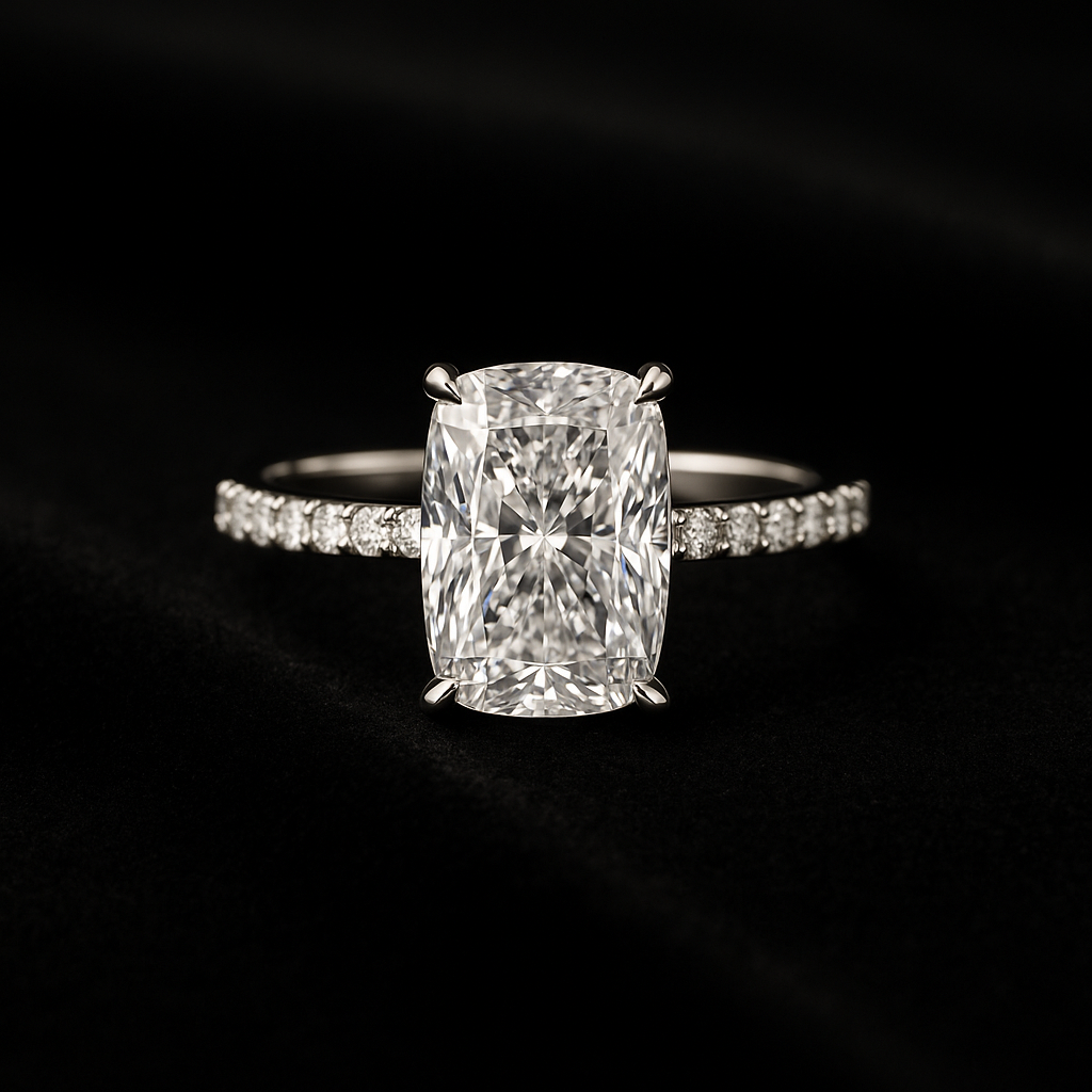  — 2N look-alike recreation, shown in clear diamond and fancy colour